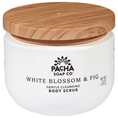 Pacha Soap Co Scrub Body White Blossom Fig - 15 OZ - Image 2