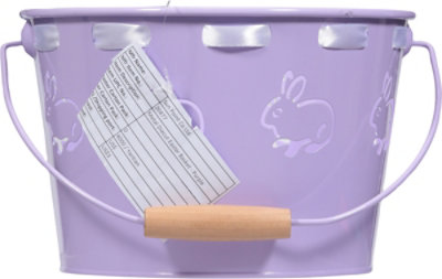 Ssel Metal Easter Basket Purple - EA - Image 3