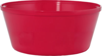 Signature Select 4.3 Cup Plastic Bowl Red - Each - Image 1