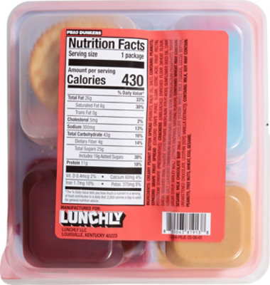 Lunchly Peanut Butter & Jelly Dunkers 3.62 Oz - 3.62 OZ - Image 5