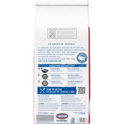 Kingsford The Original Charcoal Briquettes for BBQ Grilling - 16 Lbs - Image 2