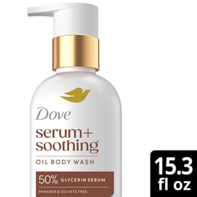 Dove Body Wash Serum & Oil Soothing 15.3 Fl Oz - 15.3 FZ - Image 1