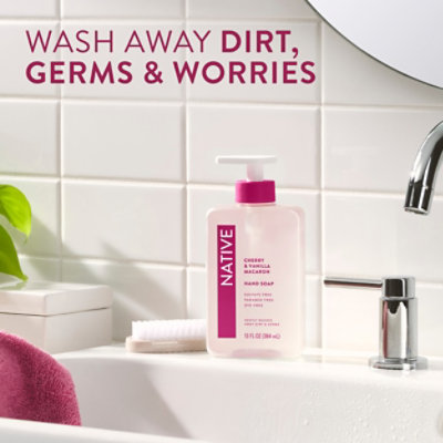 Native Hand Soap Cherry Vanilla Macaroon 13 Fl Oz - 13 FZ - Image 4