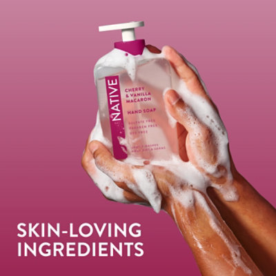 Native Hand Soap Cherry Vanilla Macaroon 13 Fl Oz - 13 FZ - Image 6