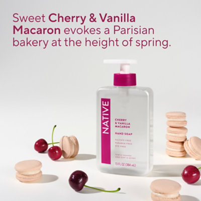 Native Hand Soap Cherry Vanilla Macaroon 13 Fl Oz - 13 FZ - Image 7