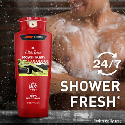 Old Spice F1 Royal Flush Body Wash 24 Fl Oz - 24 FZ - Image 3
