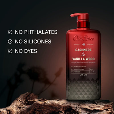 Old Spice Cashmere Vanilla Wood Body Wash 20 Fl Oz - 20 FZ - Image 3