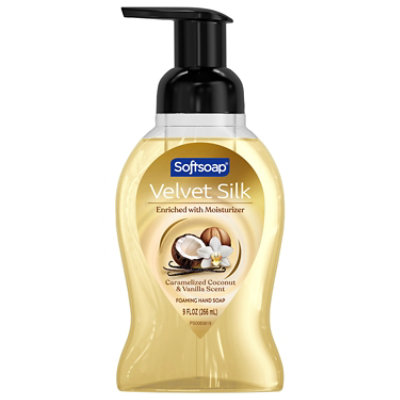 Softsoap Foam Hand Soap Velvet Silk Caramelized Coconut & Vanilla - 9 FZ - Image 1