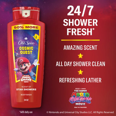 Old Spice Mario Cosmic Quest Body Wash 24 Fl Oz - 24 FZ - Image 3