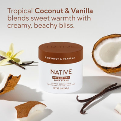 Native Coconut & Vanilla Body Mask/scrub - 12 FZ - Image 5