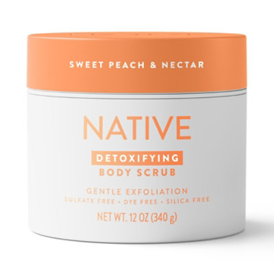 Native Body Sweet Peach & Nectar Body Scrub - 12 FZ - Image 8