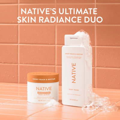 Native Body Sweet Peach & Nectar Body Scrub - 12 FZ - Image 6