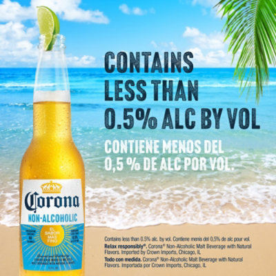 Corona Non-alcoholic Malt Beverage Mexican Brew, 12 Pk 12 Fl Oz , Less Than 0.5% Abv In Bottles - 12-12 FZ - Image 3