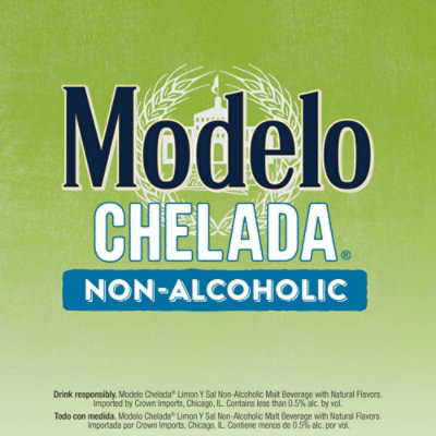 Modelo Chelada Limon Y Sal Non-alcoholic Mexican Import Beer, 6 Pk 12 Fl Oz Cans - 6-12 FZ - Image 5