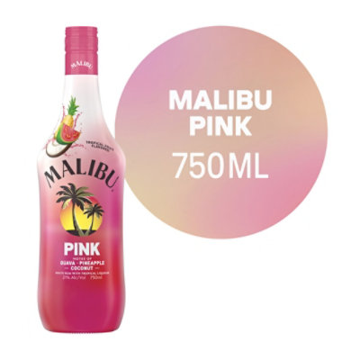 Malibu Pink White Rum 750ml - 750 ML - Image 1