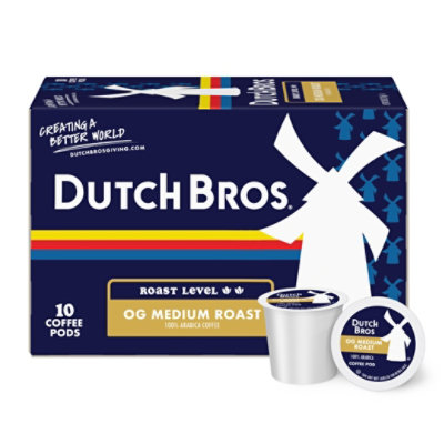 Dutch Bros Og Medium Roast Pods - 10 Count