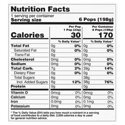 Jonnypops Bars Unicorn Minis Fruit Punch - 6.72 FZ - Image 3