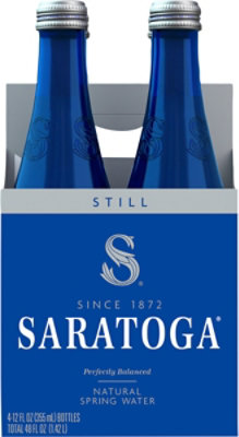 Saratoga Water Still Spring 4pk - 48 FZ - Image 3