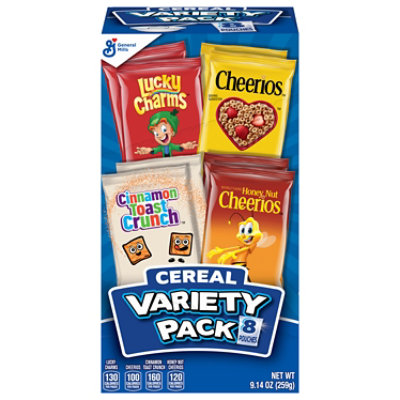 General Mills Cereal Pouch 8 Count - 9.14 Oz - Image 1