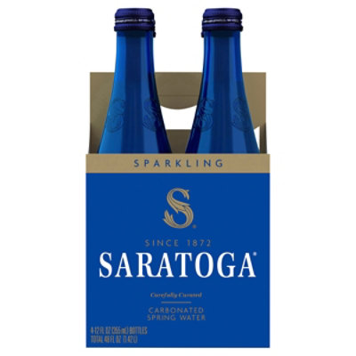 Saratoga Water Sparkling Spring 4pk - 48 FZ - Image 2