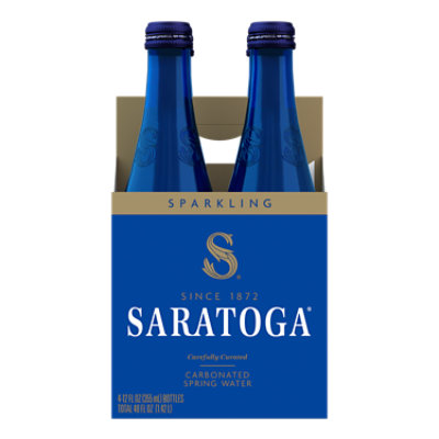 Saratoga Water Sparkling Spring 4pk - 48 FZ - Image 1