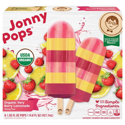 Jonnypops Very Berrry Lemonade    8 Count, 8-1.85 Fz, 14.8 Fz - 8-1.85 FZ - Image 2