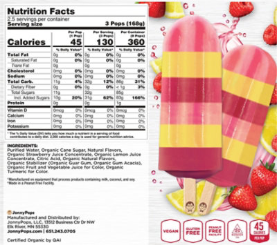 Jonnypops Very Berrry Lemonade    8 Count, 8-1.85 Fz, 14.8 Fz - 8-1.85 FZ - Image 5