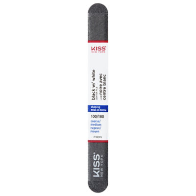 Nail File Black W/white Center - EA - Image 2
