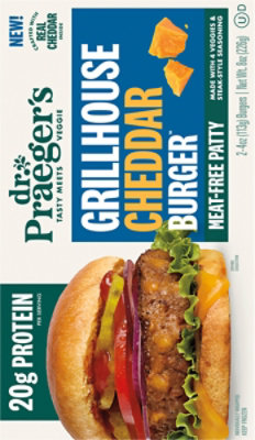Dr Praeger Burger Grillhouse Cheddar 8oz - 8 OZ - Image 5