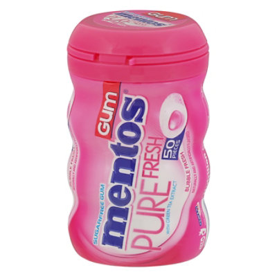 Mentos Pure Fresh Sugar-free Chewing Gum Bubble Fresh - 50 PC - Image 3