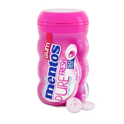Mentos Pure Fresh Sugar-free Chewing Gum Bubble Fresh - 50 PC - Image 6