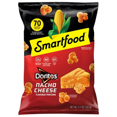 Smartfood Popcorn Doritos Nacho Cheese, 5.5 Oz - 5.5 OZ - Image 1