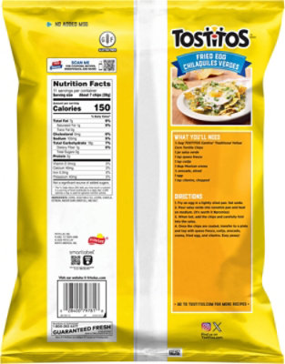 Tostitos Cantina Tortilla Chips Traditional, 11 Oz - 11 OZ - Image 5