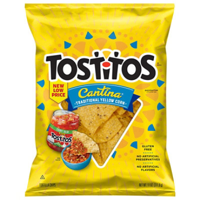 Tostitos Cantina Tortilla Chips Traditional, 11 Oz - 11 OZ - Image 1