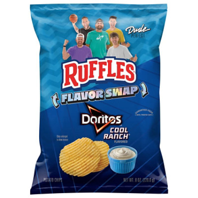 Ruffles Flavor Swap Cool Ranch Potato Chips - 8 Oz - Image 1