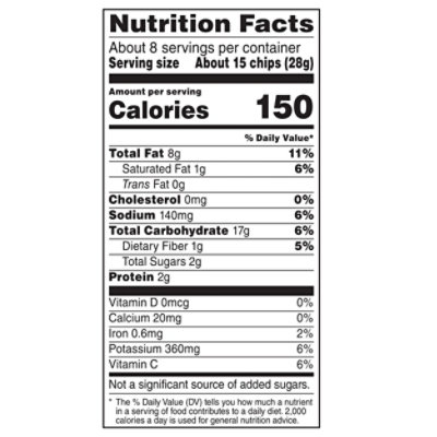 Miss Vickie's Kettle Cooked Potato Chips Sour Cream Herb & Onion - 7.5 OZ - Image 3