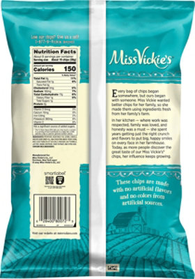 Miss Vickies Kettle Cooked Potato Chips Salt & Vinegar 7.5 Oz - 7.5 OZ - Image 5