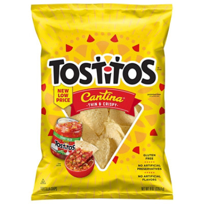 Tostitos Cantina Tortilla Chips Thin & Crispy, 8 Oz - 8 OZ - Image 2