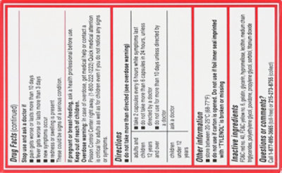 Tylenol Es Liquid Gels 40ct - 40 CT - Image 4