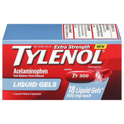 Tylenol Es Liquid Gels 18ct - 18 CT - Image 1