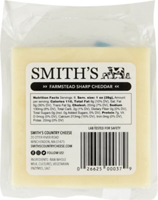 Smiths Country Farmstead Sharp Cheddar Cheese - 8 OZ - Image 6