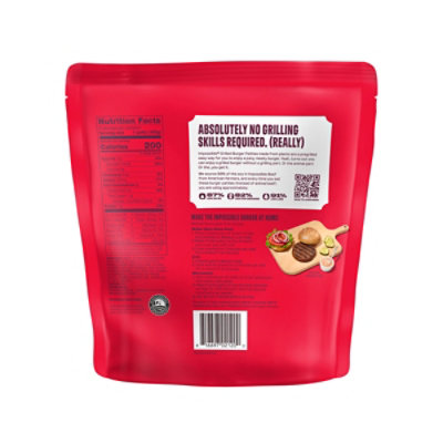 Impossible Foods Burger Patties Grilled 21.6oz - 21.6 OZ - Image 5