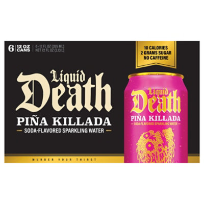 Liquid Death Cherry Obituary 6-12fz - 6-12 FZ - haggen