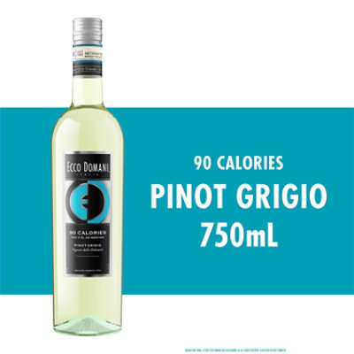 Ecco Domani 90 Calorie Pinot Grigio Wine - 750 ML - Image 1