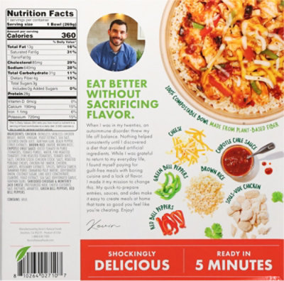 Kevins Natural Bowl Chicken Burrito 9.5oz - 9.5 OZ - Image 5