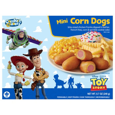 Comfort Cravers Disney Pixar Toy Story Mini Corn Dogs w/ French Fries Corn & Cookie Cake - 8.7 Oz - Image 1