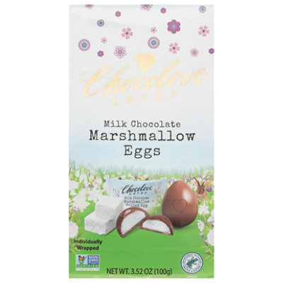 Chocolove Milk Chocolate Marshmallow Filled Eggs - 3.52 OZ - Image 2