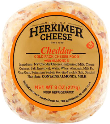 Herkimer Sharp Cheddar Cheese Ball - 8 OZ - Image 1