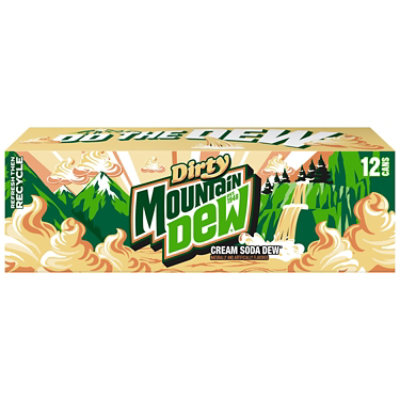 Mtn Dew Dirty Cream Soda 12-12fz - 12-12 FZ - Image 1