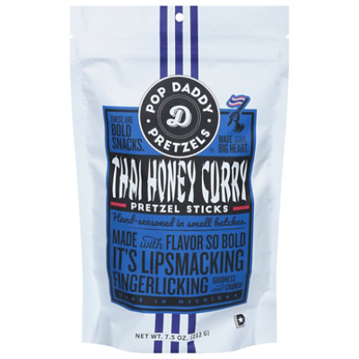 Pop Daddy Thai Honey Curry Pretzels 7.5 Oz - 7.5 OZ - Image 3